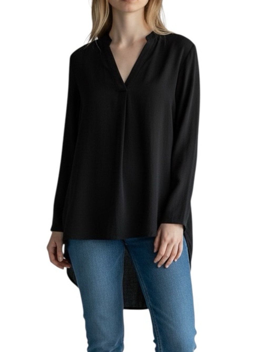Cloth & Stone lightweight long sleeve hi-Lo hem top size S excellent condition